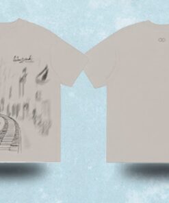 Áo thun màu kem tay ngắn RAILWAY NOOK TEE