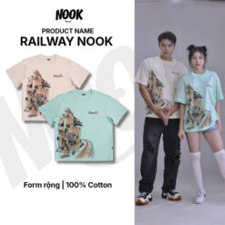 Combo 2 áo thun tay ngắn RAILWAY NOOK TEE