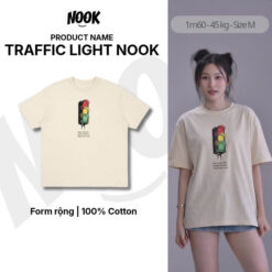 Áo thun tay ngắn TRAFFIC LIGHT NOOK form rộng - A11